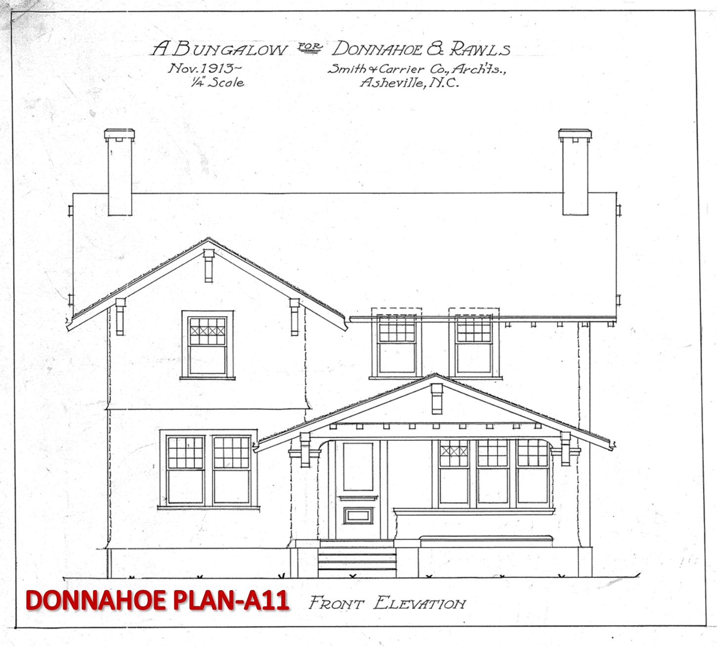 J T Bledsoe P A Donnahoe R S Smith Building Arts Crafts Spec Houses In Asheville And The Case Of The Mysterious Floor Plans The Preservation Society Of Asheville Buncombe County