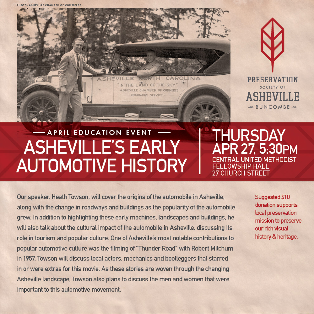 Asheville's Early Automotive History